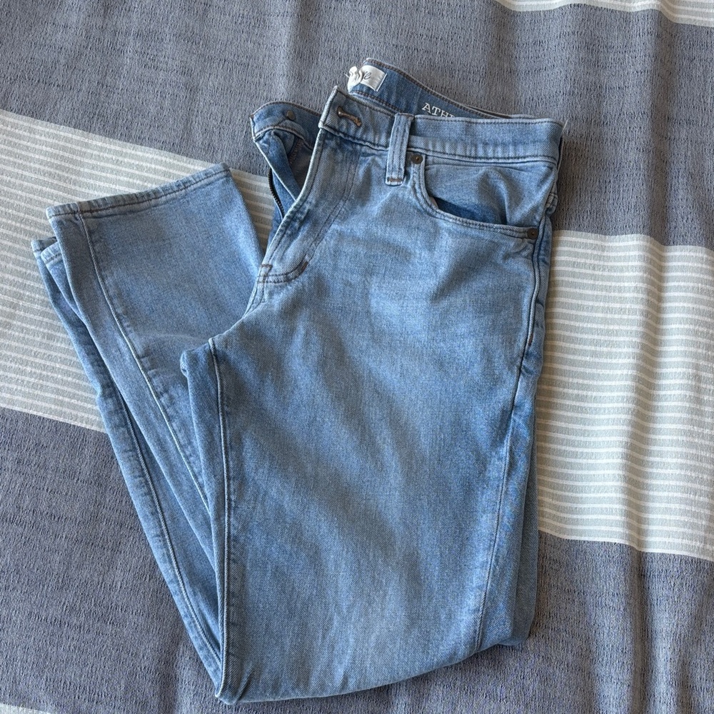 Madewell Light Blue Athletic Slim Straight Men's Jeans